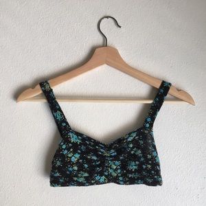 Free People Floral Bralette